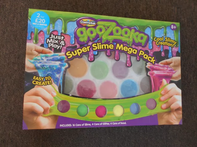 GooZooka Slime- Make your Own/DIY Colourful Super Slime Making Kit for 8+  Years