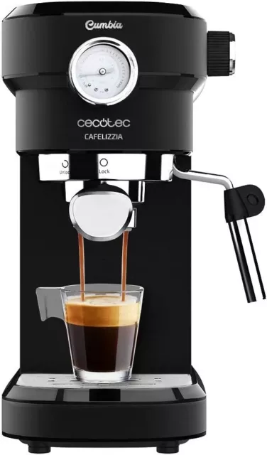 Cecotec Cafelizzia 790 Black Pro Kaffeemaschine für Espresso und Cappuccino