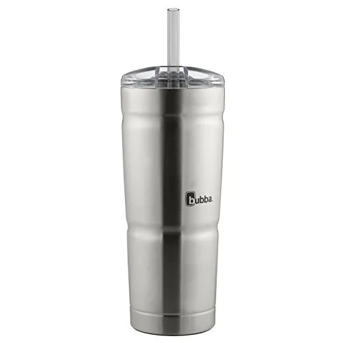 Bubba Envy S Vacuum-Insulated Stainless Steel Tumbler with Lid and Straw 24oz...