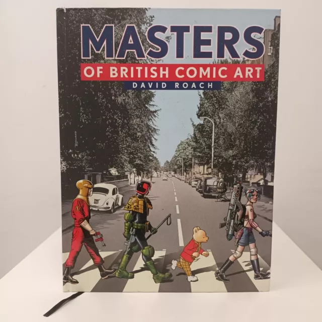 Masters Of British Comic Art Hard Back Book By David Roach