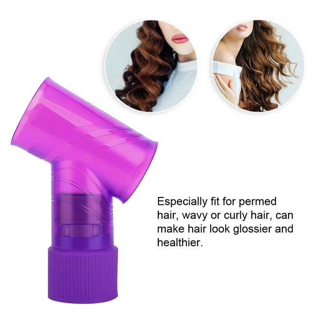 Secador de pelo (púrpura) difusor profesional secador de soplado universal difusor rizado