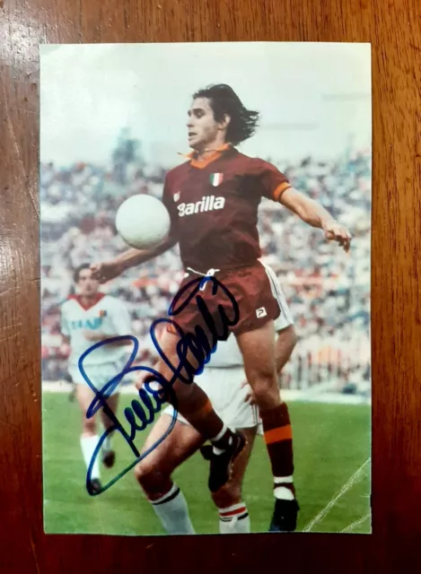 Foto Di Bruno Conti Autografata