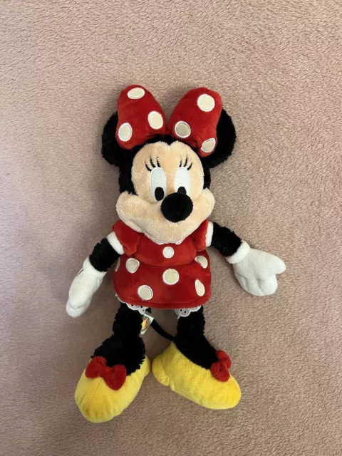 Minnie Mouse Vintage Soft Toy Plush Gift 12” Disneyland Walt Disney World