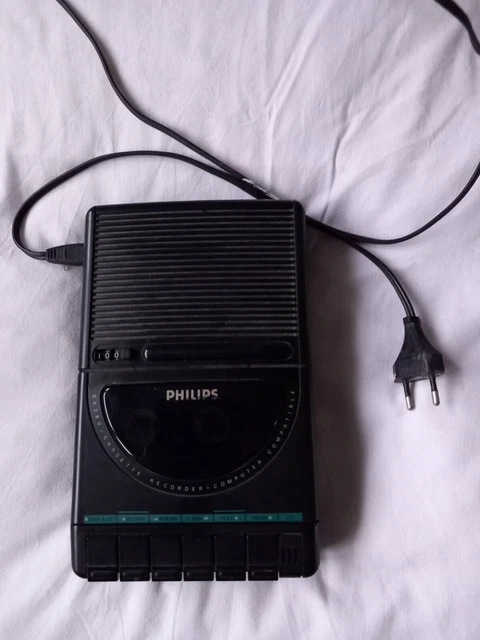 Magnétophone à Cassettes PHILIPS D6280 - Vintage, Quasi Neuf, Fonctionnel