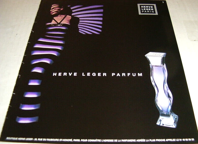 2000 Herve Leger Perfume, Paris Original Ad