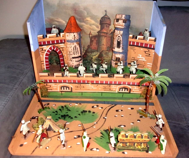 SOLDATS DE PLOMB diorama arabe maure EUR 275,00 - FR