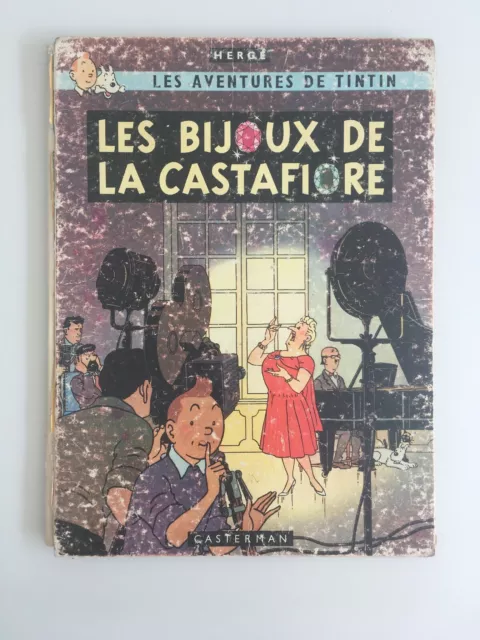 TINTIN - LES BIJOUX DE LA CASTAFIORE - BD en EO Française B34 - 1963  HERGÉ