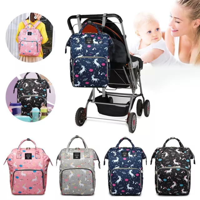 Diaper Bag Backpack Large Capacity Unicorn Baby Diaper Bag Travel Backpack