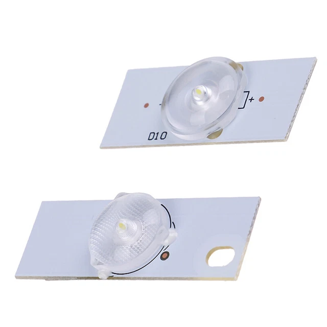 20x3V 6V SMD Lamp Beads with Optical Lens Fliter for 32-65 inch LED TV Repair-@-