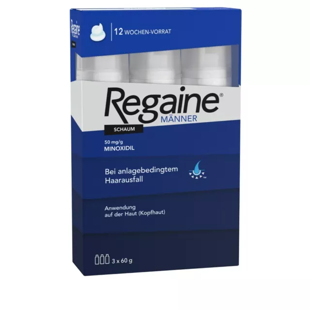 REGAINE Maenner Schaum 5 % 3x60 ml PZN: 09100275
