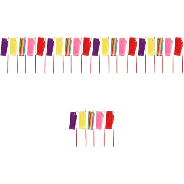 25 Pcs Dance Ribbon Streamers Ribbons Dancing Rhythmic Gymnastics Child