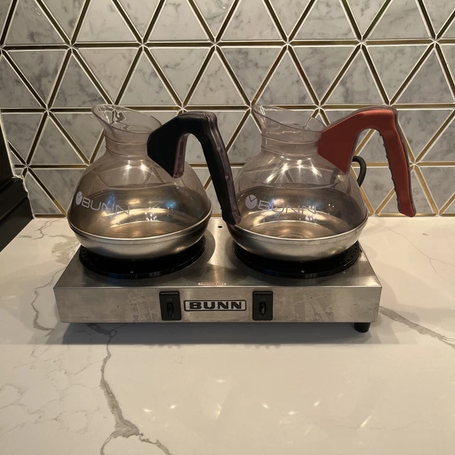 Bunn Warmer Vintage Model WX-2 Double Warmers with 2 pots Coffee Maker