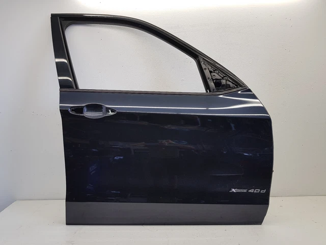 2015 Bmw X5 F15 X-Drive Suv Porta Anteriore Destra In Azzurrite Nero Metallizzato S34/9