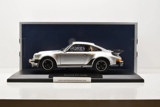 Porsche 911 Turbo 3.3 1977 Silver Norev 1/18 Neuve En Boite