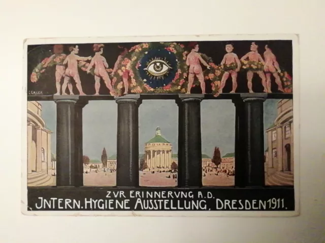 AK Hygieneausstellung Dresden 1911