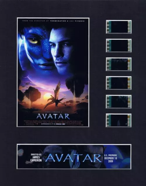 Avatar (2009) Authentic 35mm Movie Film Cell 8x10 Matted Display - w/COA