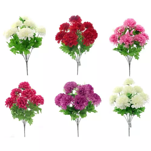 BIG Beautiful Artificial Chrysanthemum Bush LARGE | Use Indoor And Outdoor