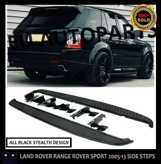 For Land Rover Range Rover Sport L320 Side Steps Running Boards 05-13 All Black