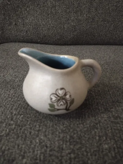 Pigeon Forge Tennessee Pottery Dogwood Blossom Small Creamer Pitcher 2.5"