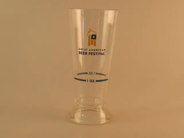 Great American Beer Festival Denver Co  Plastic Taster Glass