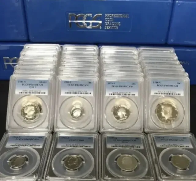 ✯ ESTATE SALE! ✯ PCGS Slabbed GRADED U.S. Proof Coin Hoard ✯ 10 SLAB LOT