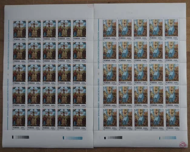 2002 Rumänien; 500 Serien Ostern, postfrisch/MNH, MiNr. 5655/56, ME 750,-