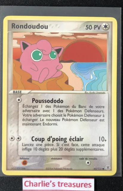 Carte Pokemon - Rondoudou - 65/112 - Rouge Feu Vert Feuille - FR - NM+ / NEUF
