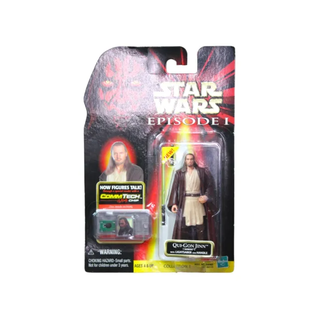 Star Wars Episode I Qui-Gon Jinn (Naboo) With Lightsaber and Handle Figurine