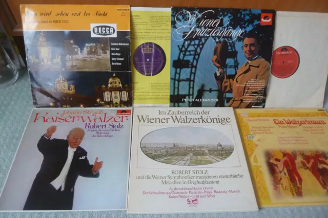 11 LP Sammlung Thema Wien Robert Stolz/Peter Alexander/Fritz Wunderlich u.A