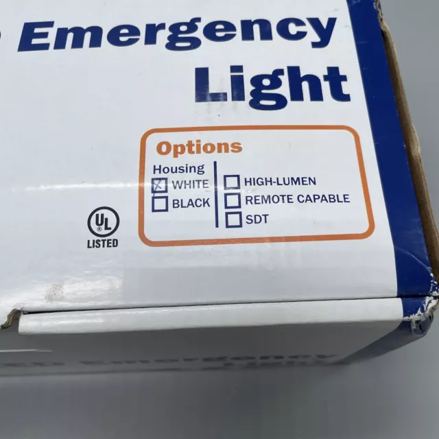 LFI Lights - UL Certified - Hardwired LED Emergency Light - Square Head 2