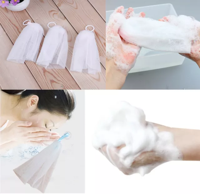 3X Creating Net Bubble Foam Facial Wash Face Care Clean Helper Cleansing To.^-^