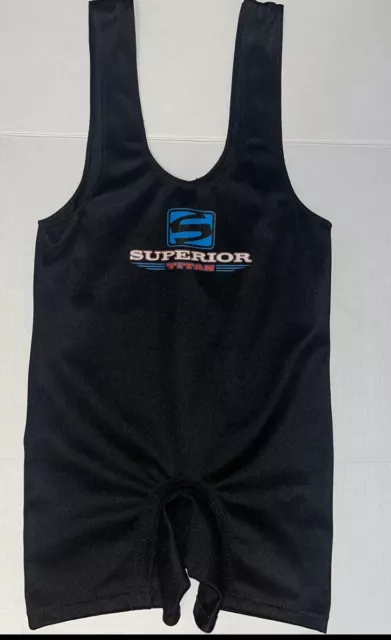 Titan Superior Squat Suit Size 40 Black Great Condition!