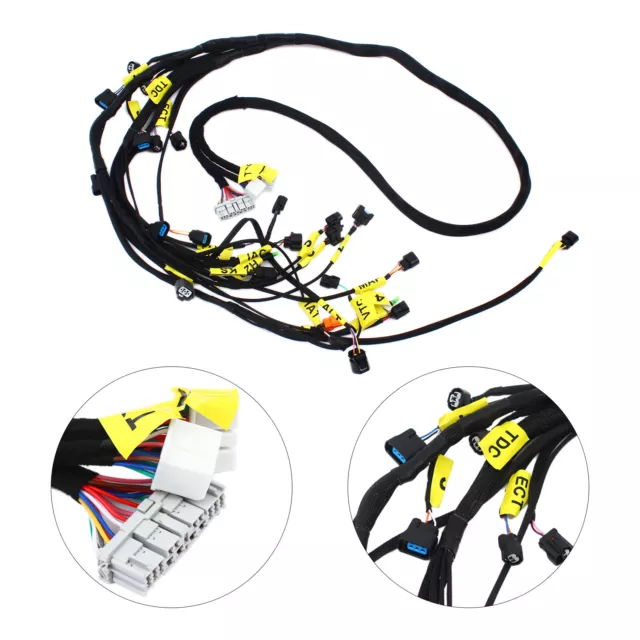 Tucked Engine Harness K20 K24 K-Series For Honda Acura K-Swap Integra CRX EK EG