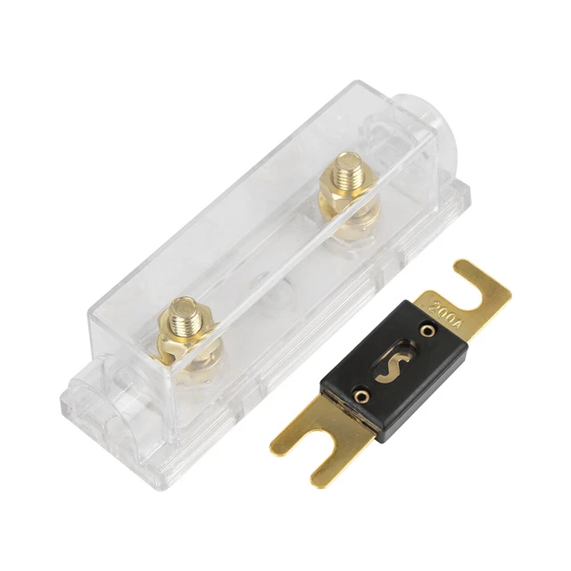 200 A ANL Voiture Auto Porte Fusible 0 4 8 10 Jauge Pr Autoradio Voiture Auto
