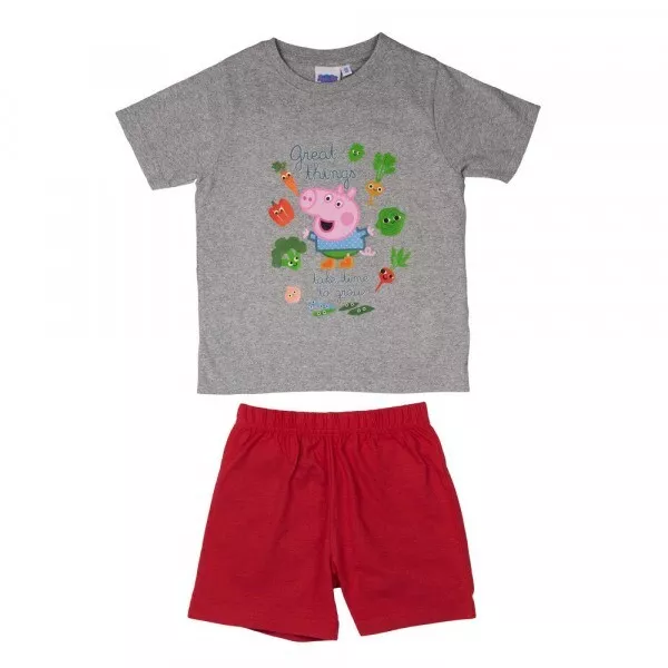 Peppa Pig Schlafanzug Set Pyjama Mädchen kurz Frühling Sommer Herbst Short
