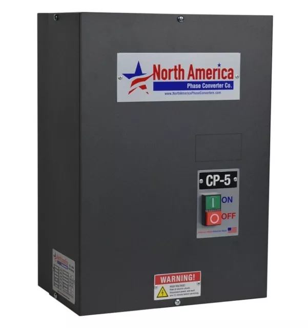 CP-5 Pro-Line 5HP Rotary Phase Converter Control Panel - Loaded with Features