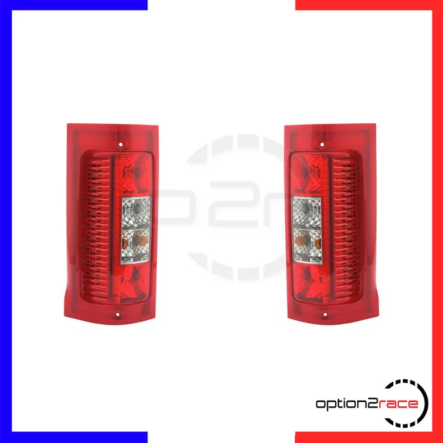 Jeu De Feux Arrière Gauche + Droit Pour Jeep Wrangler JK (2007-2018) - Remplacement Direct - Ampoules Incluses
