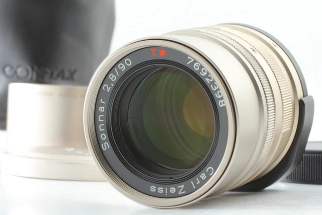 [Top MINT / Case Hooo] Contax carl zeiss sonnar T* 90mm f/2.8 Lens G1 G2 JAPAN