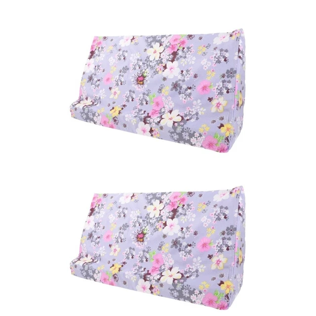 2 pezzi cuscino triangolo cuscino paziente lato spugna per dormire donna incinta