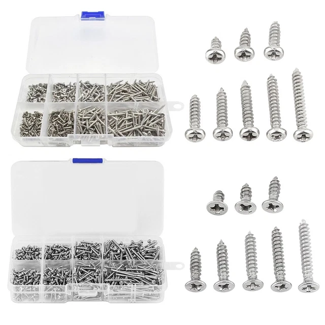 Lot De 15 Vis En Nylon à Tête Fraisée Fendue M4 X 30 Mm - Marque Uxcell