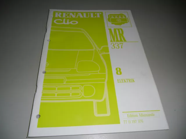Manual de Taller Eléctrico Renault Clio Año 1997
