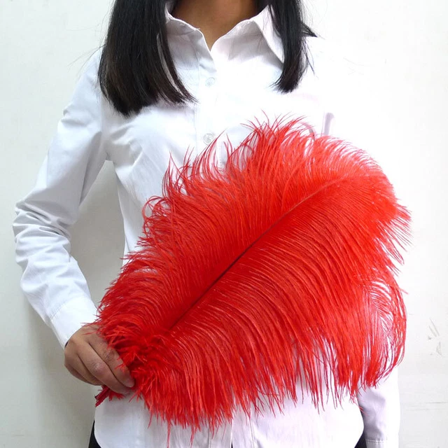 Venta al por mayor 10/50 piezas plumas de avestruz 18-20 pulgadas/45-50 cm boda fiesta decoración del hogar