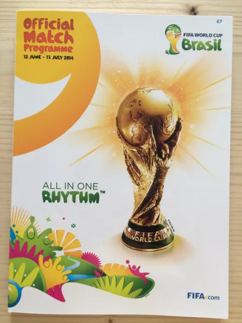 2014 Fifa World Cup Finals (Brazil) Official Tournament Programme