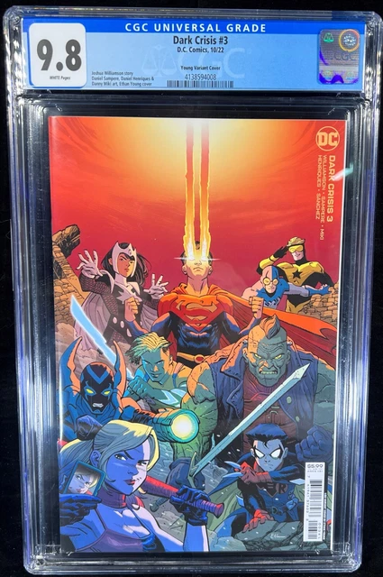 Dark Crisis #3 CGC 9.8 2022 DC Comics Rare 1:50 Young Variant