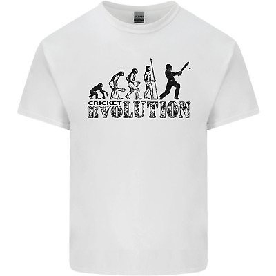 Evoluzione di giocatore di cricket Cricket Divertente Bambini T-shirt per bambini