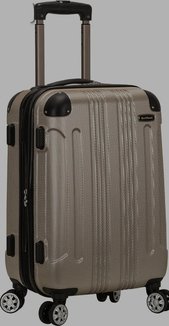 Rockland London Hardside Spinner Wheel Luggage, Champagne, Carry-On 20-Inch,...