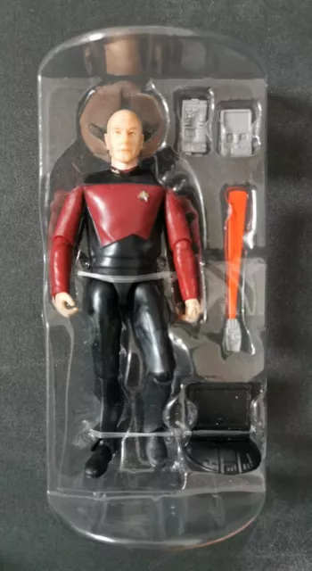 Action figure Star Trek Universe Captain Jean-Luc Picard The Next Gen 5 pollici nuova