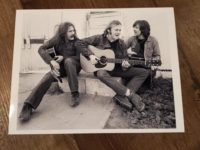 DAVID CROSBY STILLS NASH Art Print Photo 8"x10" Poster 1960's Vintage