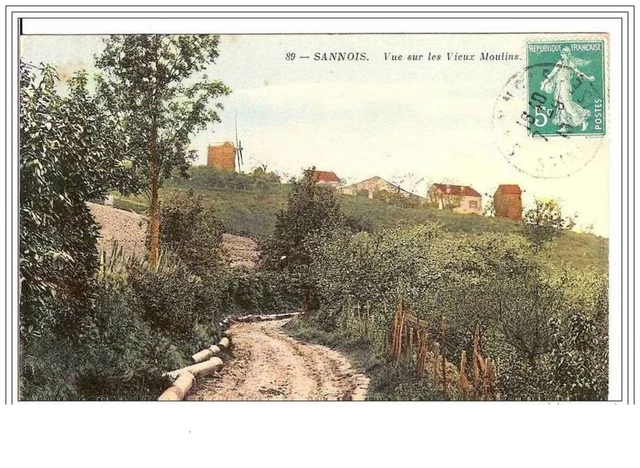 95.Sannois.vue Sur Les Vieux Moulins.