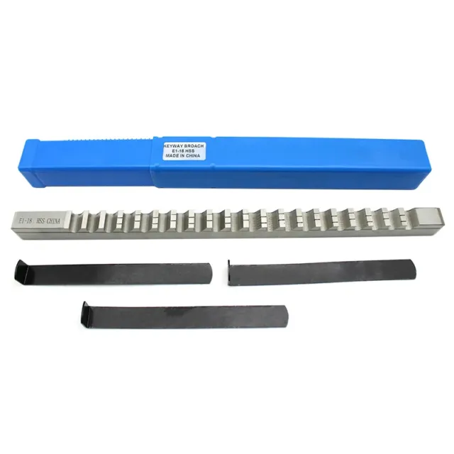 18mm E Push-Type HSS Keyway Broach E1-18 Metric Sized Cutting Tool for CNC